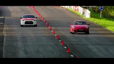 DRAG RACE: Nissan GT-R de 1.100 CP vs. Porsche 911 Turbo de 950 CP