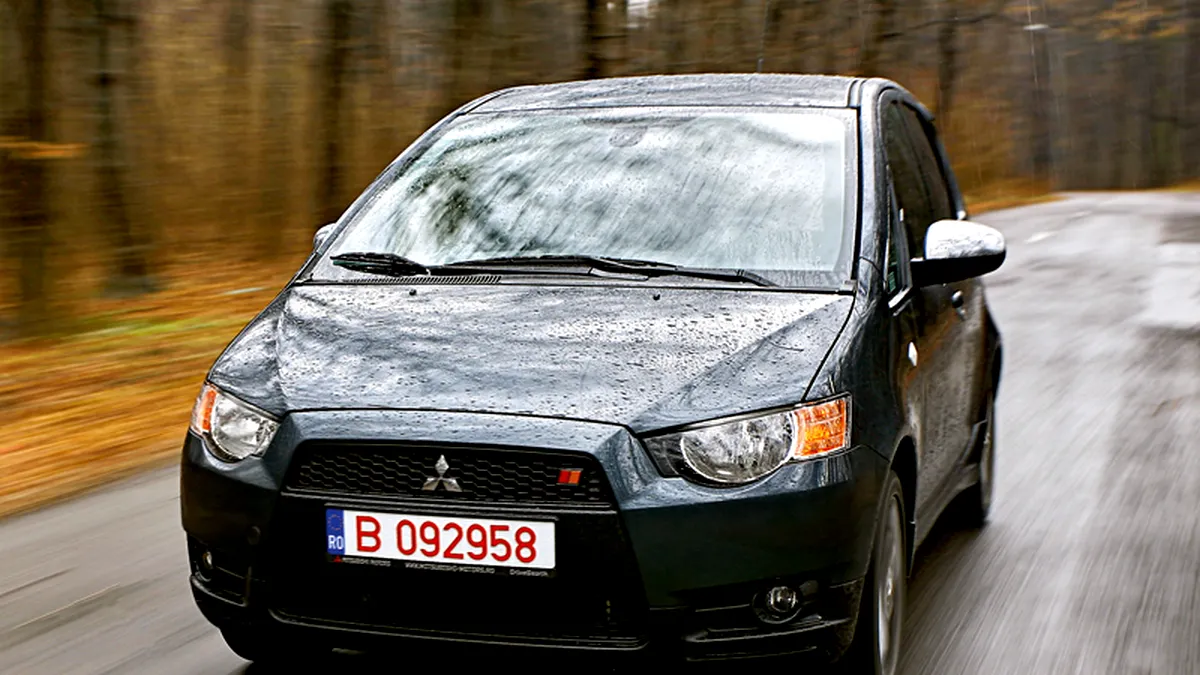 Mitsubishi Colt Ralliart - test in RO