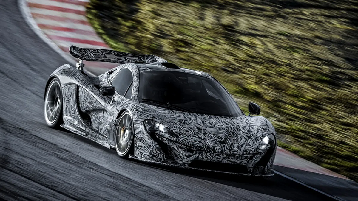 McLaren P1, testat pe circuit. VIDEO