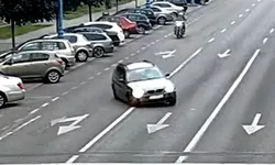 Un șofer drogat și fără permis a doborât un semafor în Drobeta-Turnu Severin – VIDEO