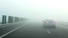Ceaţa densă reduce vizibilitatea pe mai multe drumuri din ţară
