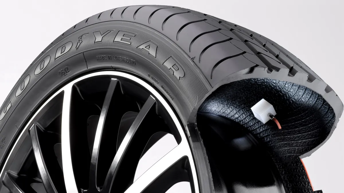 Goodyear lansează anvelopele auto-gonflabile