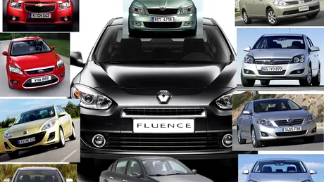 Renault Fluence şi concurenţa în România