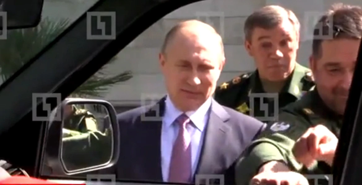 Maşinile ruseşti sunt atât de dure încât nici Putin nu poate să urce în ele – VIDEO