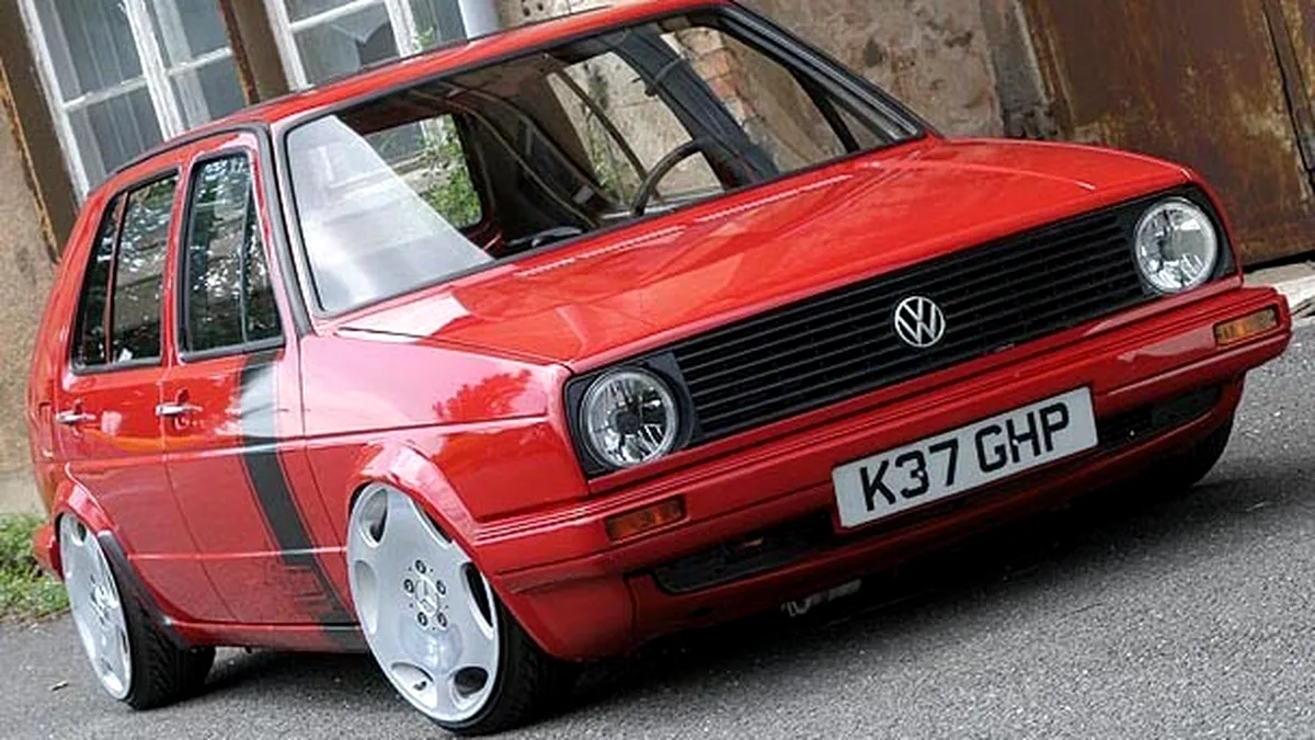 Tuning bizar: VW Golf cu motor de... Trabant!