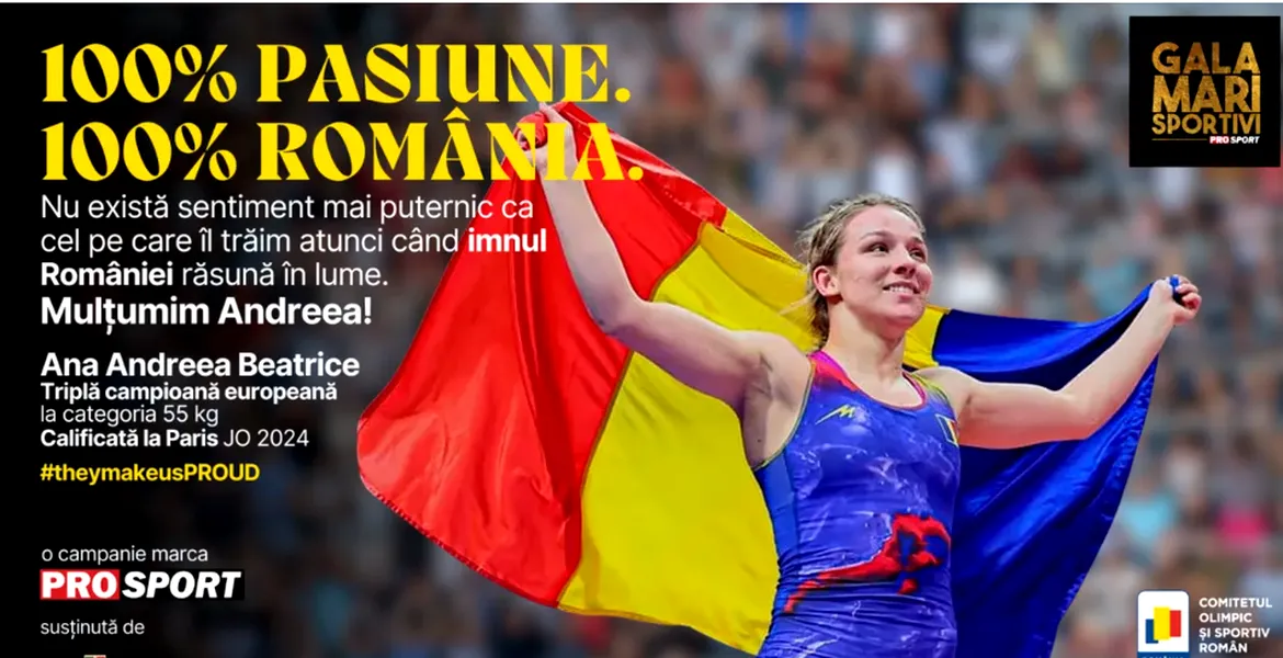 Ana Andreea Beatrice, premiul pentru Excelență în Sport la Gala Mari Sportivi 2024! A progresat de la Tokyo 2021 la Paris 2024, între timp e triplă campioană europeană