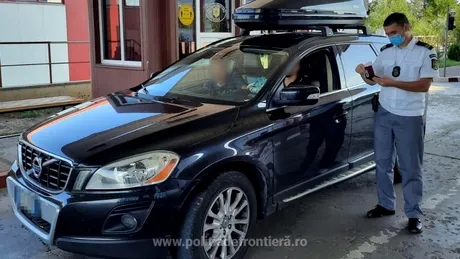 Șoferul unui SUV Volvo a testat vigilența polițiștilor de frontieră
