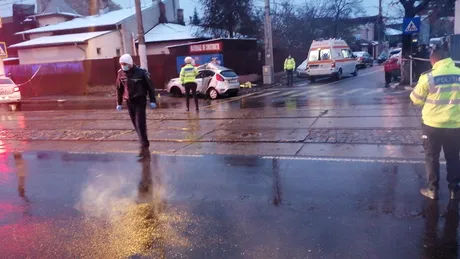 Imagini video cu accidentul grav petrecut luni pe Calea Giulești