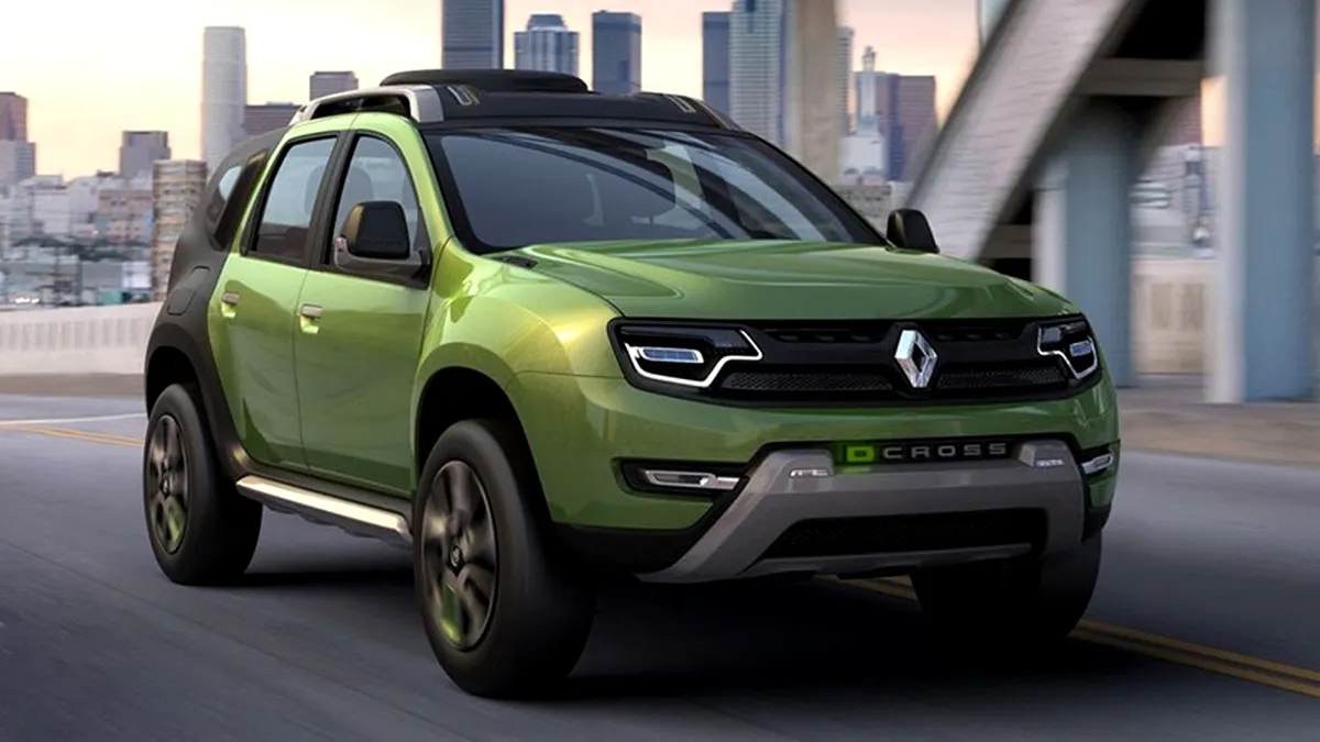 Renault DCross, un concept bazat pe Dacia Duster, prezentat în Brazilia