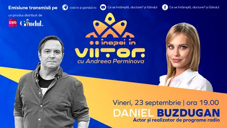 LANSARE: ,,Înapoi în viitor cu Andreea Perminova’’, în fiecare vineri de la 19:00 pe site-urile Gândul Media Network, YouTube și Facebook!