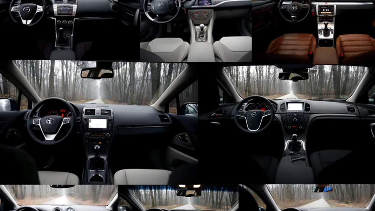 Insignia & Avensis vs. concurenţa - Ep.3: INTERIORUL