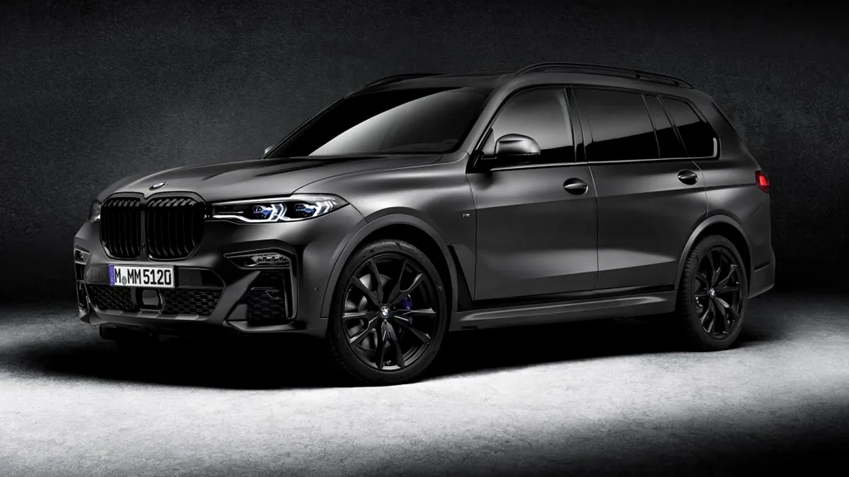 BMW X7 Dark Shadow Edition - BMW-ul pe care doar 500 de clienți pot pune mâna