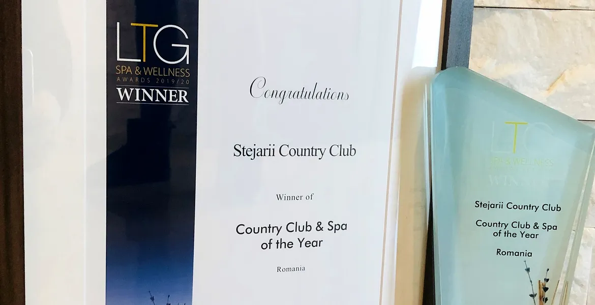 Stejarii Country Club și Shiseido Spa premiate la categoria Country club & Spa of the year la premiile Luxury Travel Guide – European Awards