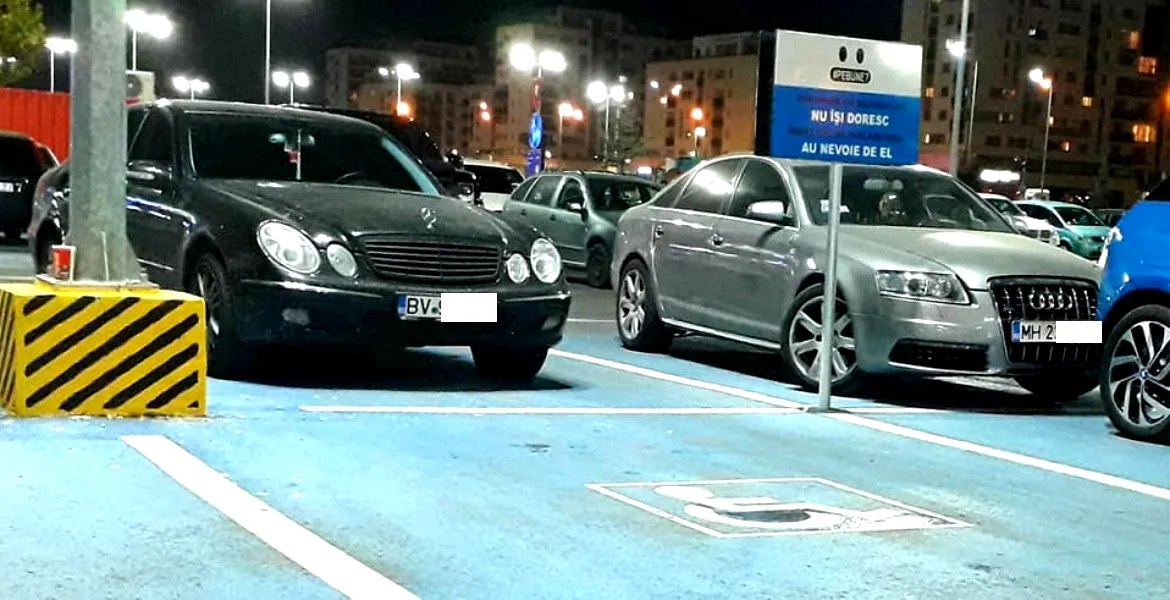 S-au mărit amenzile pentru cei care parchează pe locurile rezervate persoanelor cu handicap