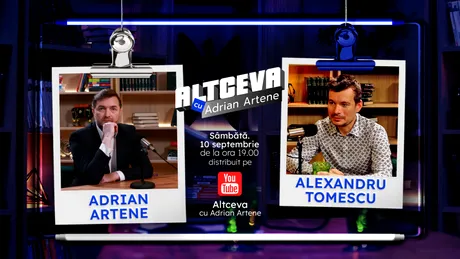 Alexandru Tomescu este invitat la podcastul ALTCEVA cu Adrian Artene