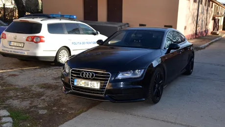 Un Audi A7 furat din Marea Britanie a fost descoperit în trafic de către polițiștii ieșeni - FOTO