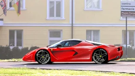 Noi randări cu succesorul lui Enzo, Ferrari F70. Mai aproape de realitate?
