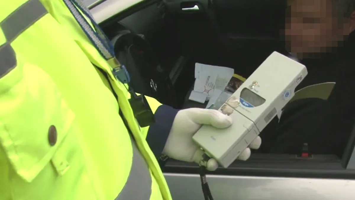 Şofer prins în prag de comă alcoolică la volan