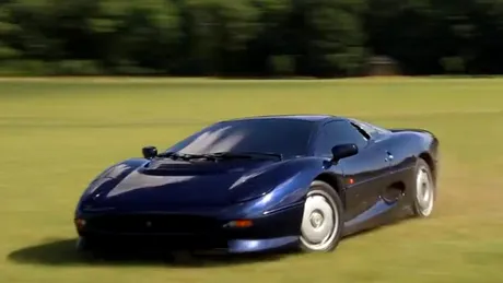 VIDEO: Se vede că Jaguar XJ220 ar fi trebuit să fie o maşină de raliuri