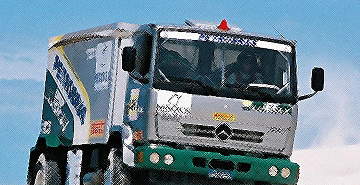 Trafic de cocaină cu un camion Dakar