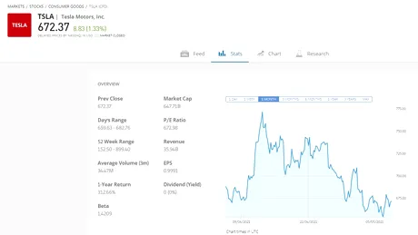 De ce prețul acțiunilor Tesla scade deși rezultatele raportate sunt excepționale?