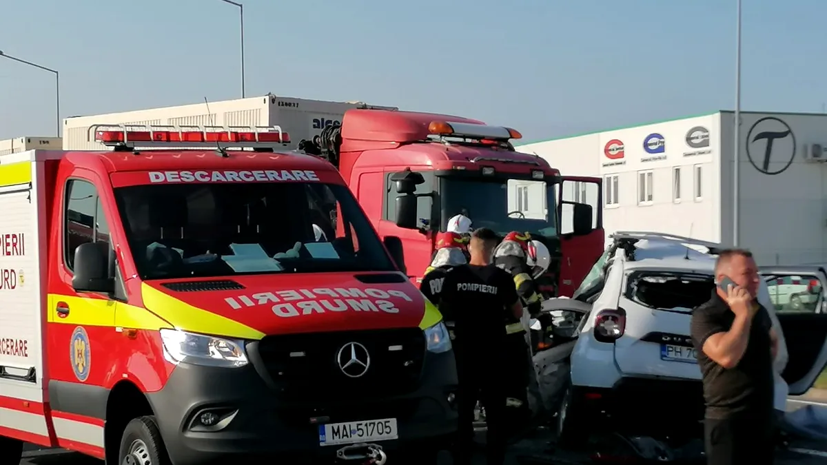 Grav accident rutier la Sibiu: Patru persoane decedate - VIDEO