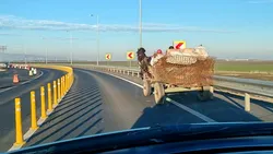 2025: Cu ce viteză poți depăși o căruță pe linia continuă. Limite și reguli impuse de noul Cod Rutier