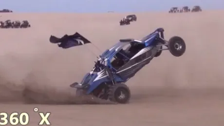 OK, aşa ceva n-am mai văzut: drifturi şi wheelie în acelaşi timp. VIDEO