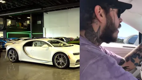 Rapperul Post Malone şi-a cumpărat un Bugatti Chiron de 3.000.000 de dolari