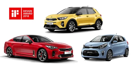 Kia Motors a câştigat trei premii pentru design