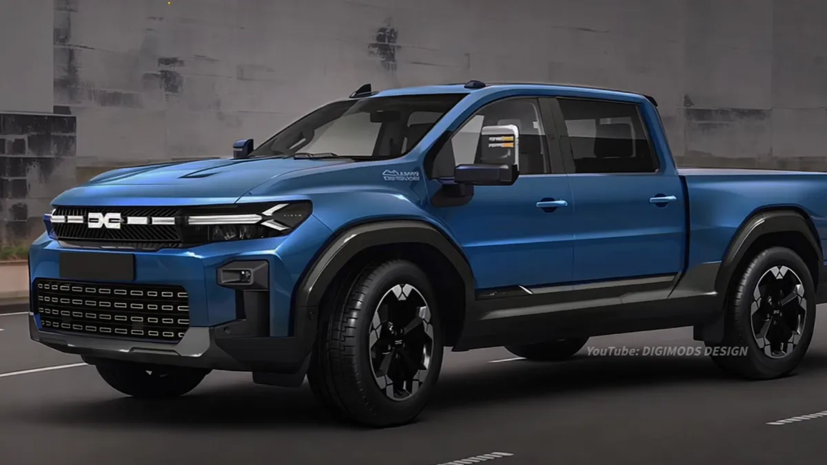Cum ar putea arăta camioneta derivată din Dacia Bigster - SUV-ul românesc dă naștere unui vehicul cu influențe americane