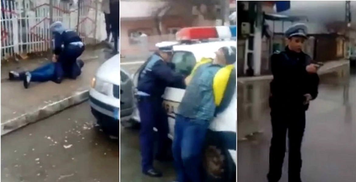 Urmările incidentului cu poliţistul lovit în timp ce imobilizează un şofer – VIDEO