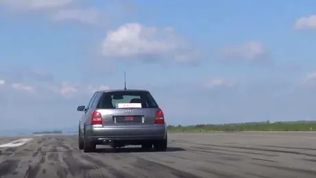 Un Audi B5 S4 Bi-Turbo din IAD. Orchestra de 1200 de CP sună senzaţional - VIDEO