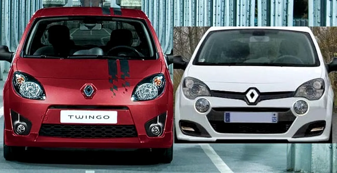 Photoshop sau poze spion? Prima poză cu Renault Twingo facelift