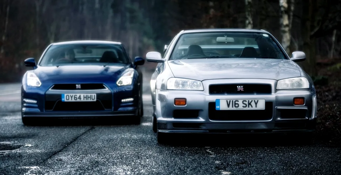 Cu cât a devenit mai bun Nissan GT-R faţă de Skyline? Comparaţie pe circuit [VIDEO]