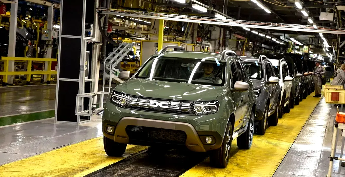 Producție de autoturisme în România în prima jumătate a lui 2024. Dacia depășește Ford