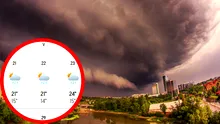 Plouă zile la rând în București. Pe ce dată trece potopul, potrivit meteorologilor Accuweather