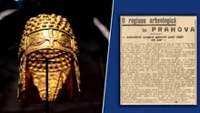 Anunțul original al descoperirii coifului de la Coțofenesti, cu 99 de ani în urmă, scos din arhivă de Cătălin Oprișan. Cum a fost relatată descoperirea în presa vremii