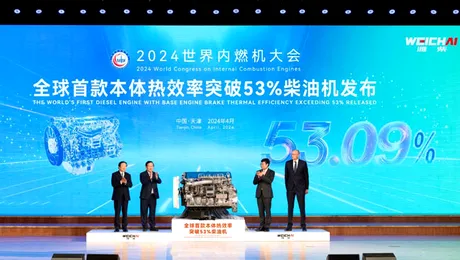 Chinezii au prezentat cel mai eficient motor diesel din istorie. Are o eficiență termică fără precedent