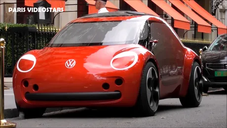 Volkswagen Beetle ar putea fi readus pe piață sub forma unui model electric - VIDEO