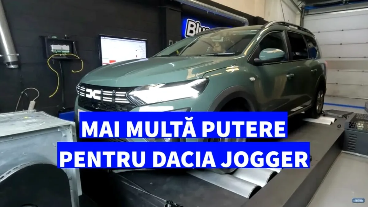 Chiptuning pentru Dacia Jogger. Cu cât crește puterea mașinii - VIDEO