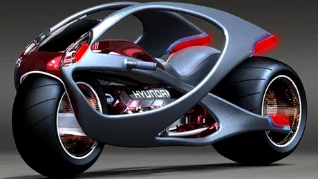Hyundai Concept Motorcycle - propunerea inedită a unui designer coreean