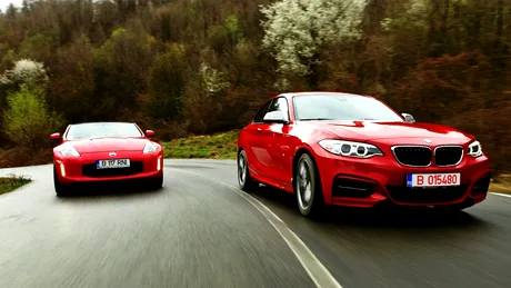 Test BMW M235i & Nissan 370Z. Cod Roşu