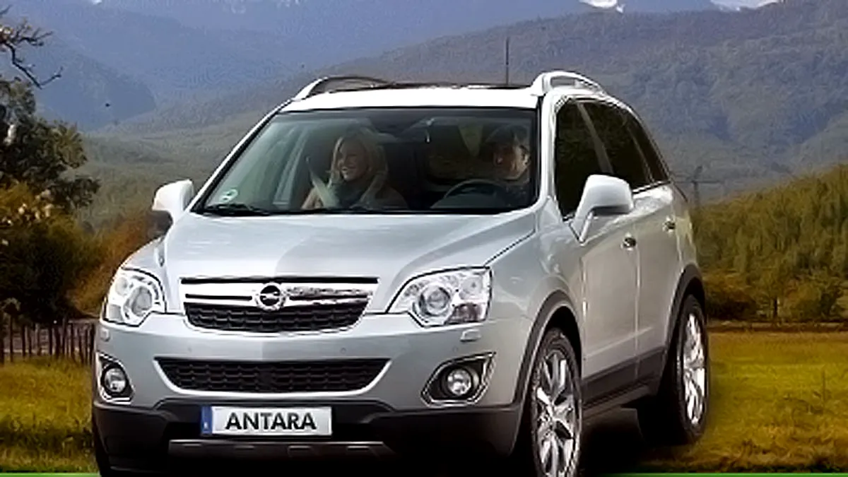 Şofer prin România cu noul Opel Antara