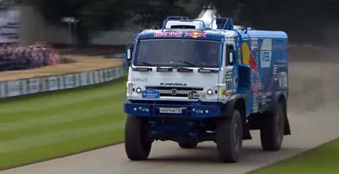 Cum se descurcă un Kamaz de 9 tone la Festivalul Vitezei de la Goodwood  | VIDEO