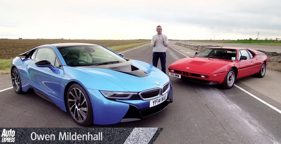 BMW i8 vs BMW M1. Două poveşti formidabile. VIDEO