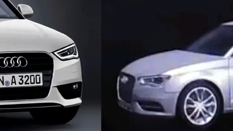 Prima poză oficială cu noul Audi A3 sau doar o randare foarte reuşită?