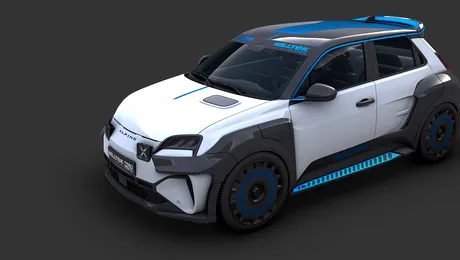 <span class='prepend'>Foto |</span> Renault 5 primește un kit de caroserie în stilul Grupei B de raliuri, inspirat de R5 Maxi de acum 31 de ani