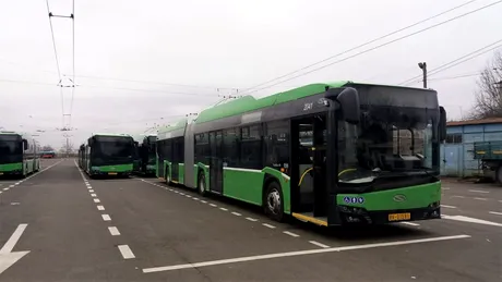 Solaris a livrat primele troleibuze electrice Primăriei Brașov
