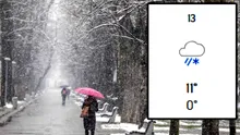 Meteorologii Accuweather au anunțat prima ninsoare în România. Pe ce dată ninge și unde